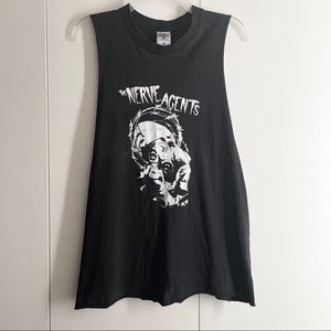 The Nerve Agents Vintage 2000 sniper cut off shirt